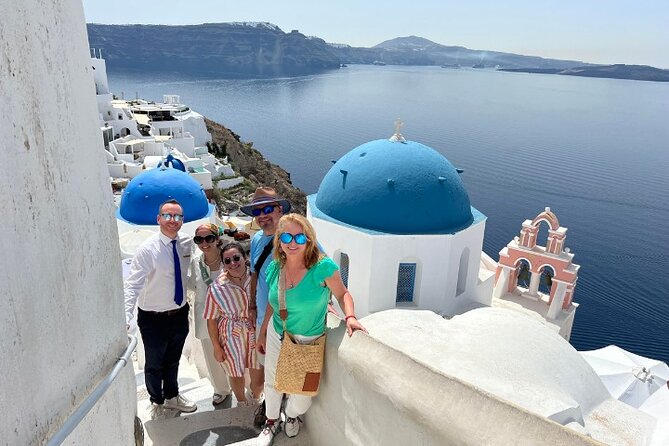 Santorini: Half-Day Island Sightseeing Tour - Firostefani: the Three Bells and the caldera view