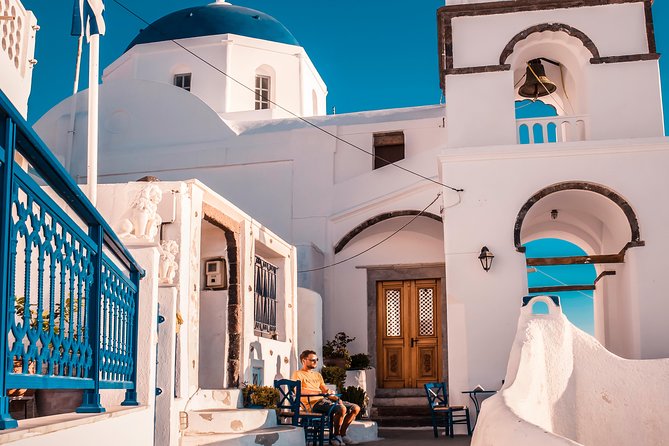 Santorini Highlights Small-Group Tour with Wine Tasting option - Prophet Elias and Santorini from above