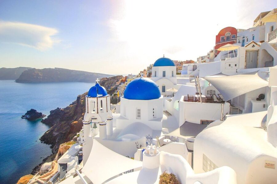 Santorini highlights tour - Oia, blue domes, and the sunset finish