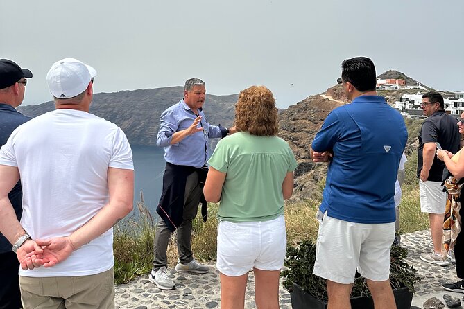 Santorini in 5 hours: Oia, Traditional Villages & Black Beach - Perivolos Beach and the black volcanic shore