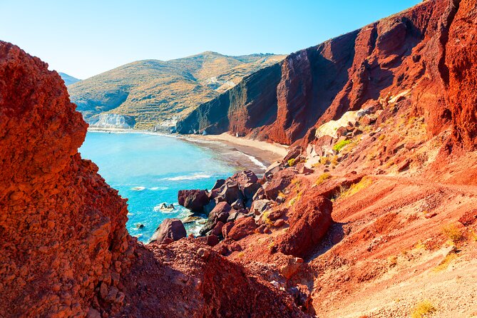 Santorini In One Day Bus Tour with Oia Sunset & optional Sailing - Prophet Elias and Pyrgos: a strong opening view