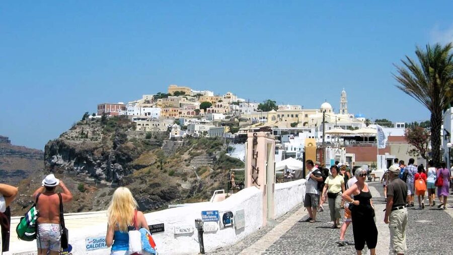 Santorini: Island Tour for Cruise Travelers - Starting at Fira Old Port and the cable car