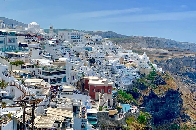 Santorini: Local Life Full Day Tour - Prophet Elias offers Santorini from above