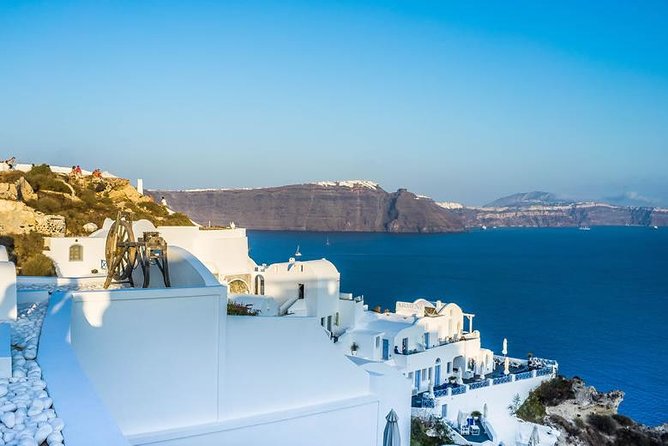 Santorini local private tour for small group - Moni Profiti Ilia at 567 meters
