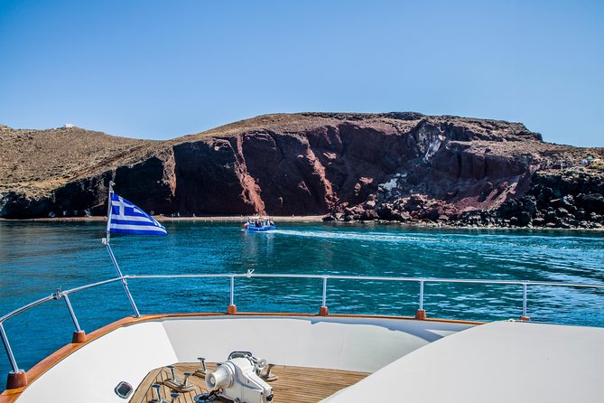 Santorini: Motor Yacht Day Cruise with 5-Course Lunch - Setting out from Vlihada at 10:00 a.m.