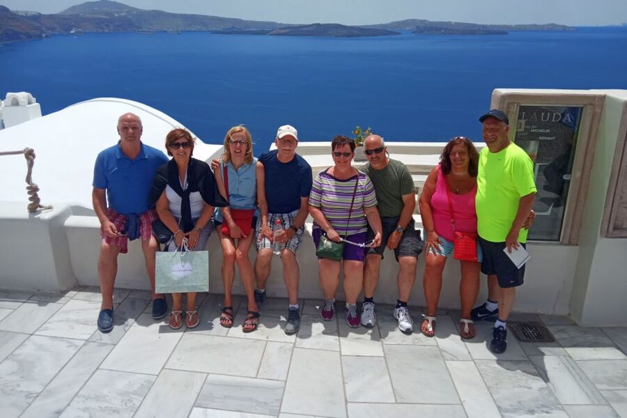 Santorini: Must-See Highlights Private Sightseeing Tour - Perissa offers a slower hour by the black sand
