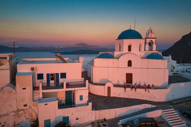 Santorini Odyssey: Exclusive 5-Hour Private Tour - Prophet Elias offers the island from above