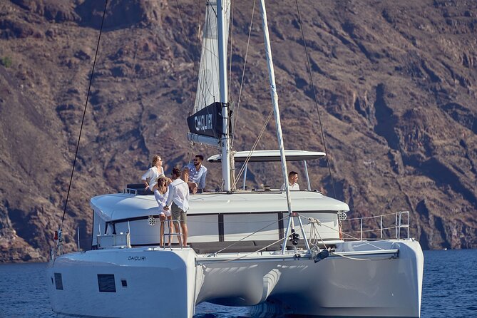 Santorini Oia: Caldera Luxury Day Cruise with BBQ & Drinks - What the four-hour schedule really gives you
