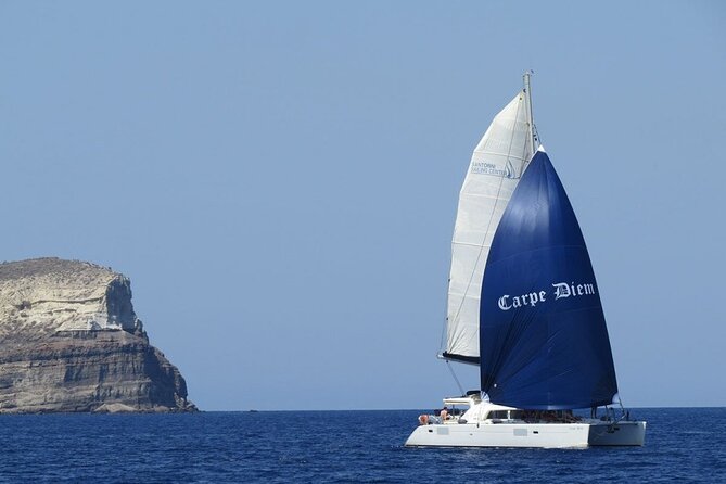 Santorini Oia: Caldera Luxury Day Cruise with BBQ & Drinks - The volcano and Sulfur Springs