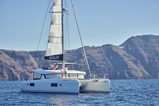 Santorini Oia: Private Sunset Catamaran Cruise with BBQ & Drinks - Why this private Santorini cruise feels different