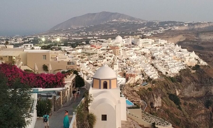 Santorini Panoramic Firostefani & Oia Blue Dome Private Tour - The optional winery finish