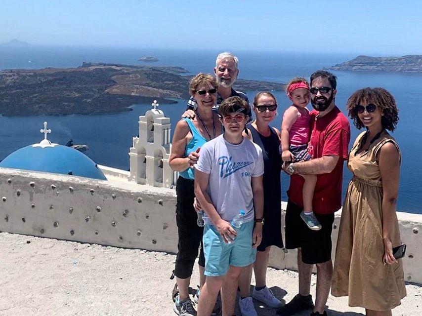 Santorini Panoramic Firostefani & Oia Blue Dome Private Tour - Firostefani and the Three Bells Church