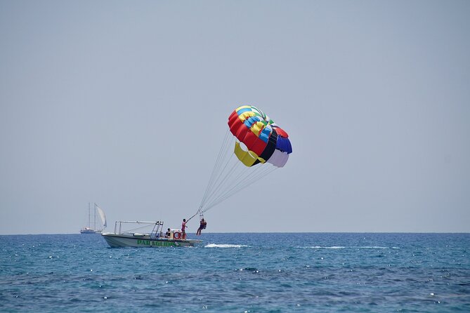 Santorini: Parasailing Flight Experience at Black Beach - Rising from Perivolos and Black Beach