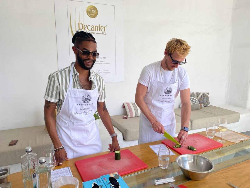 Santorini: Private Cooking Class and Wine Tasting Tour - Booking advice and what to bring