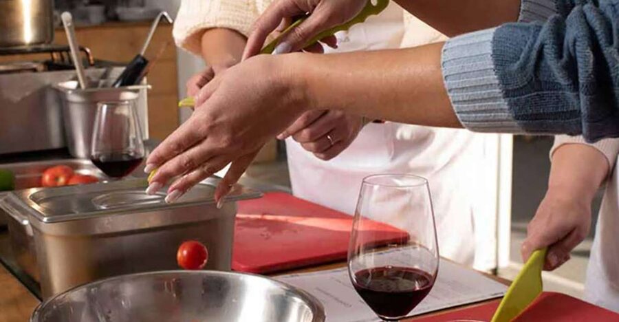 Santorini: Private Cooking Class and Wine Tasting Tour - Two traditional wineries in the countryside