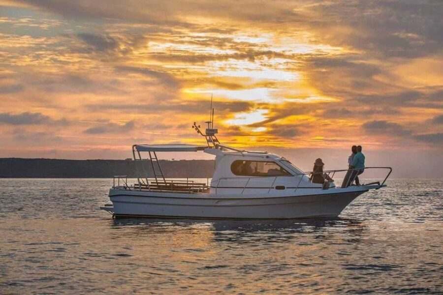 Santorini Private Cruise boat fishing tour - BBQ, Snorkeling - Swimming and snorkeling at quiet beaches