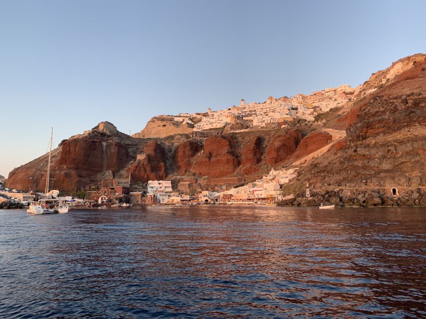 Santorini Private Cruise boat fishing tour - BBQ, Snorkeling - What the private format changes