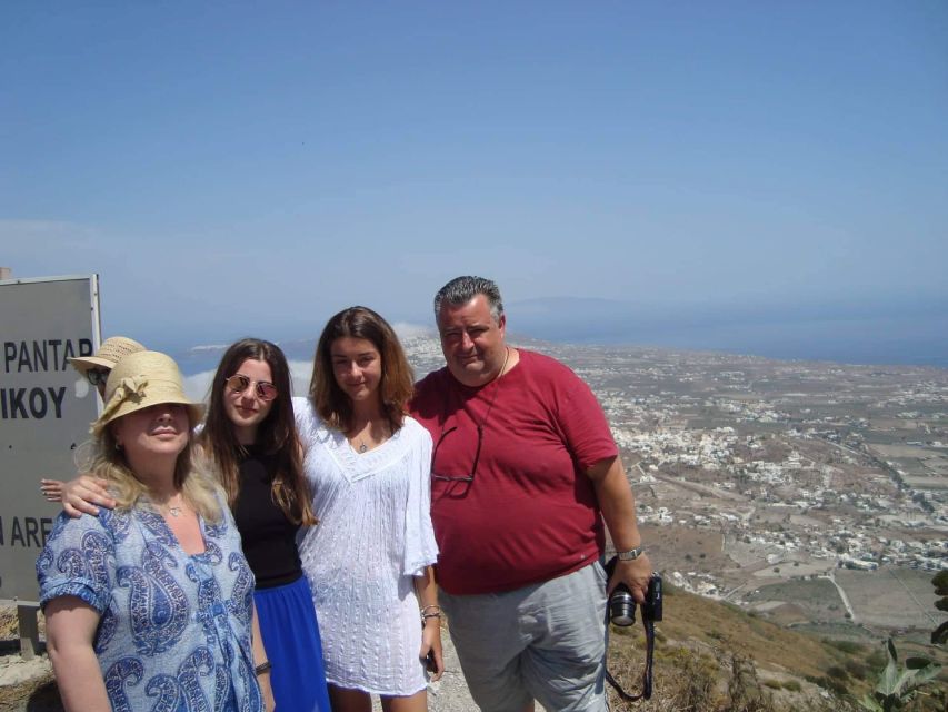 Santorini: Private Day Tour with Guide - Mount Profitis Ilias and the island from above