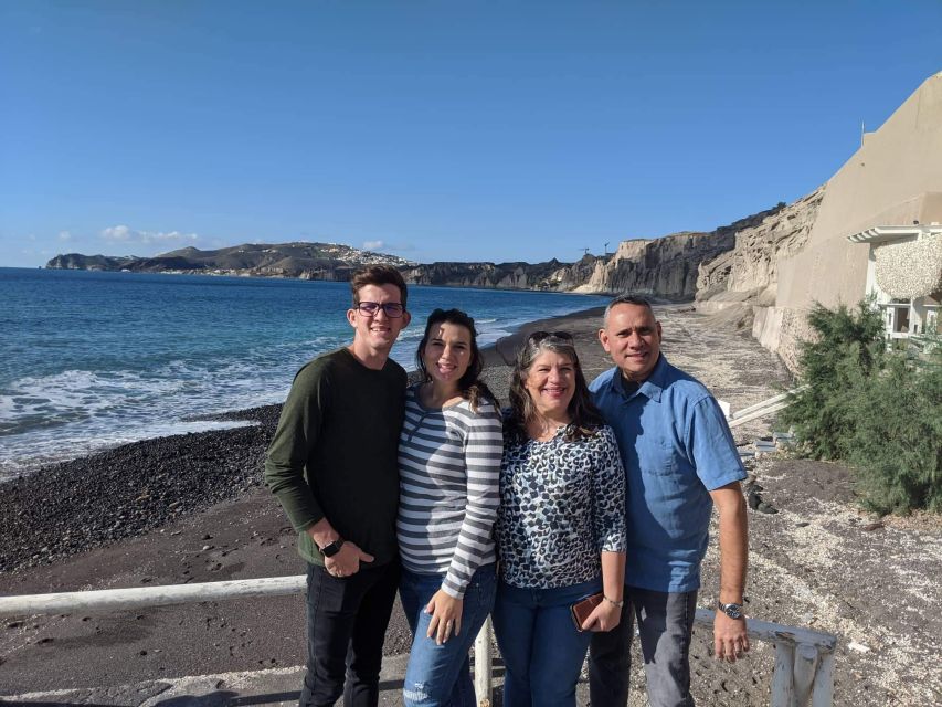 Santorini: Private Day Tour with Guide - Red Beach and Black Beach