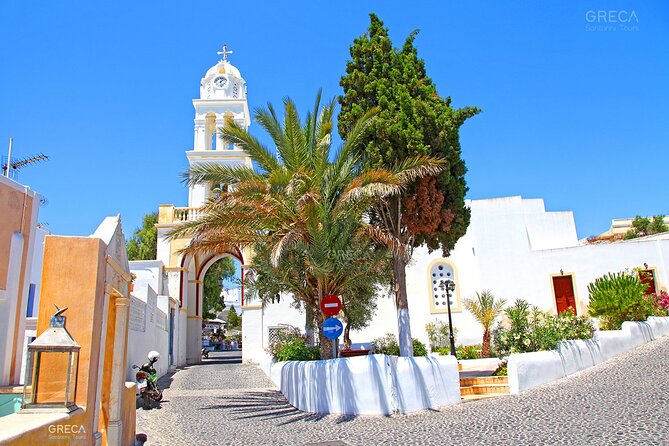 Santorini Private Half-Day Sightseeing Tour - Imerovigli and Skaros Rock above the caldera