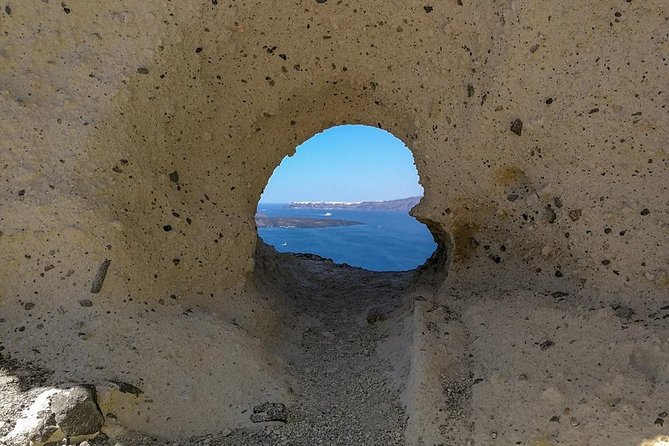 Santorini Private Romantic Tour with Dinner & Wine Tasting - The Three Bells of Fira and the classic blue dome