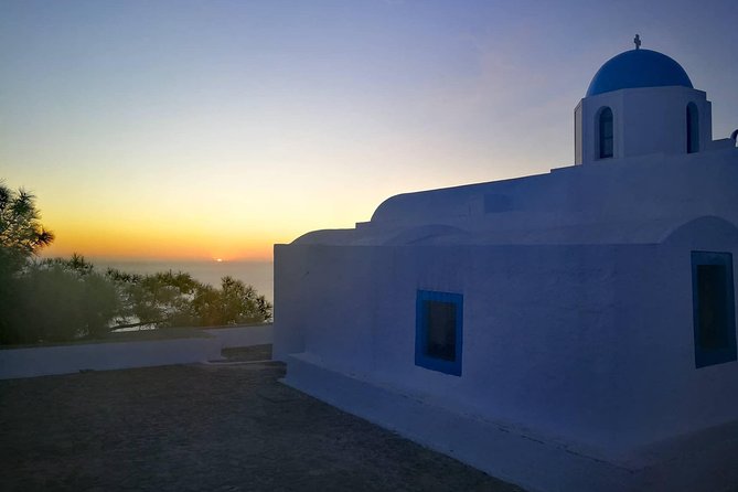 Santorini Private Sunrise Tour - Profitis Ilias, Santorini From Above