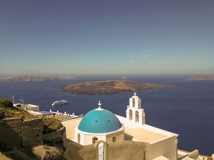 Santorini: Private Sunrise Tour with Breakfast and Oia Visit - Firostefani and the Three Bells of Fira