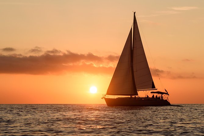 Santorini Private Sunset Sailing Tour with Dinner, Drinks &Transfer included - Palea Kameni and the sulfuric warm waters