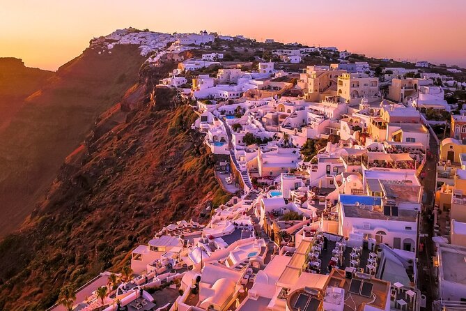 Santorini Private Tour 5hours Wine and local product tasting - Perissa and Red Beach reveal Santorini’s volcanic character