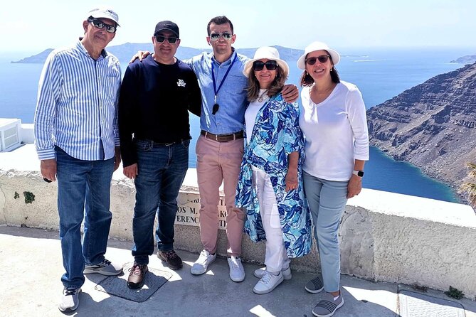 Santorini Private Tour Blue Domes - Firostefani Starts With the Classic View