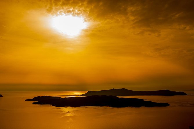 Santorini private tour free choice - Mount Elias Monastery and Santorini from above