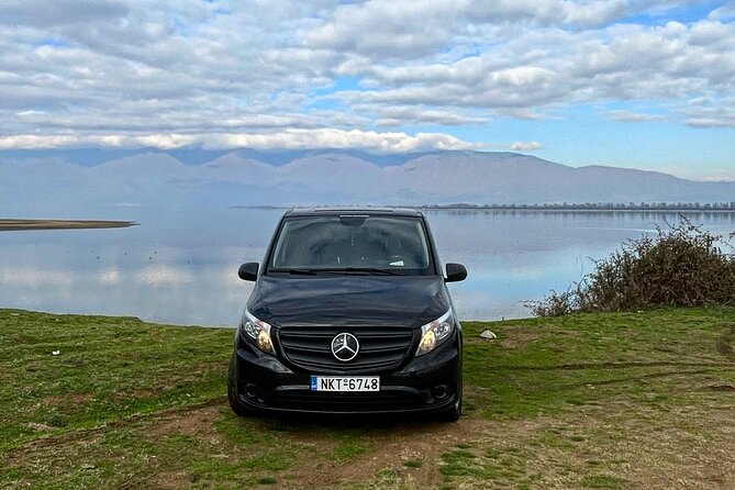 Santorini Private Transfers : From-to Airport/Port or Hotel - Airport arrivals with a name sign
