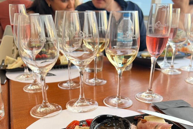 Santorini Private Wine Tasting Tour: Up to 4 Wineries & Lunch - Gaia Winery finishes beside the sea