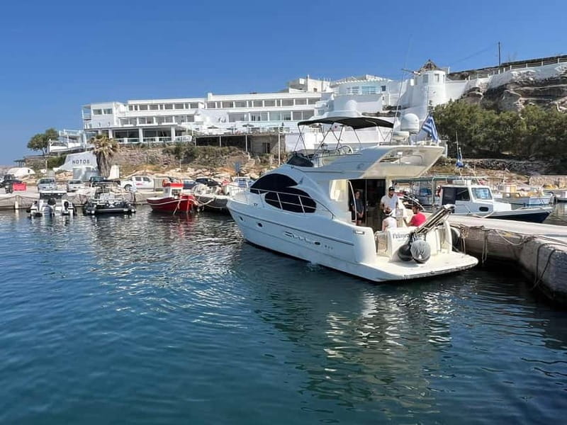 Santorini: Private Yacht Experience of Timeless Elegance - Thirassia brings the most local character