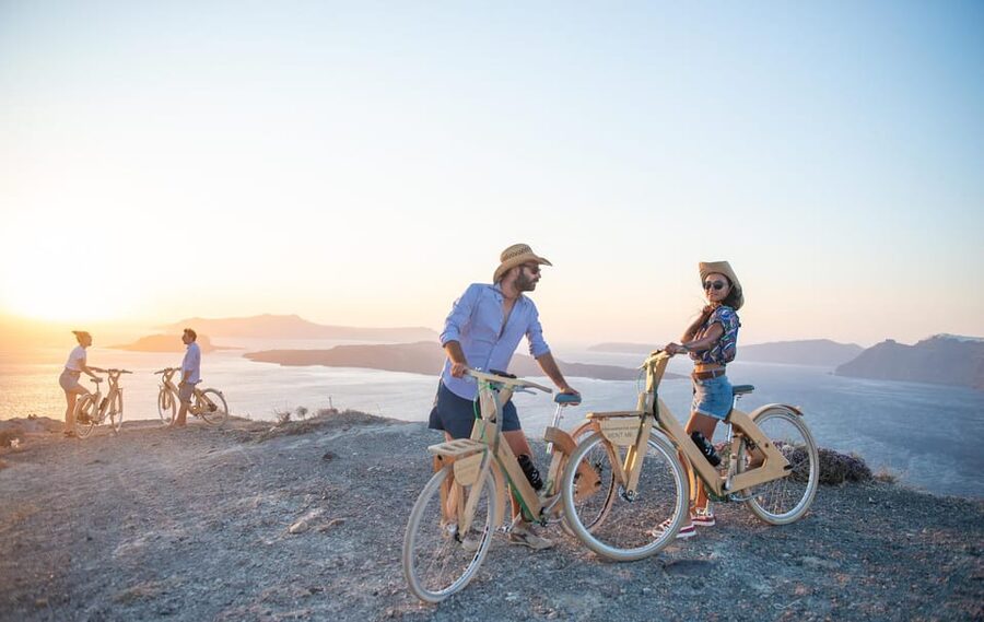 Santorini's Private 2-hour Wooden E-bike Tour - How much value do you get for $82?