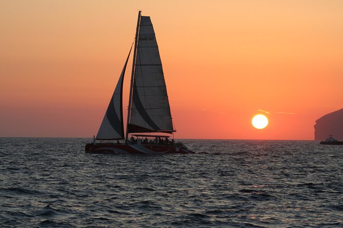 Santorini Sailing Dream Catcher with BBQ Lunch and Drinks - The warm springs near Nea Kameni