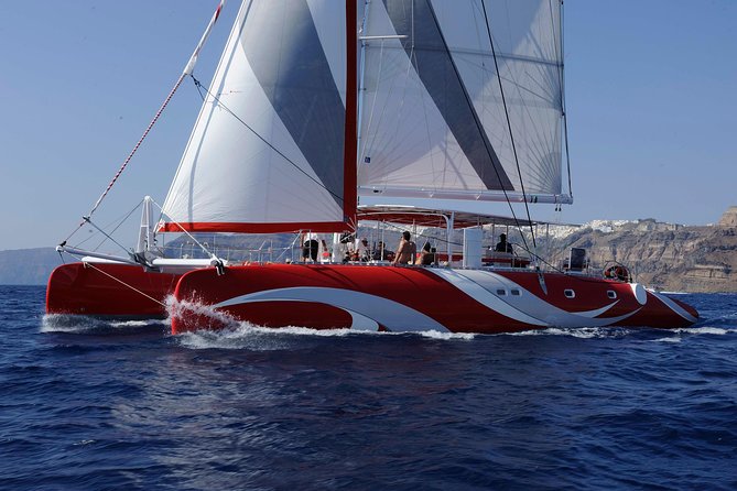Santorini Sailing Dream Catcher with BBQ Lunch and Drinks - Morning from Vlichada, afternoon from the south coast