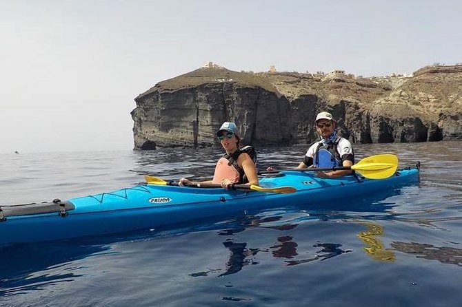 Santorini Sea Kayak - South Discovery, Small Group incl. Sea Caves and picnic - What the price includes, and where it falls short