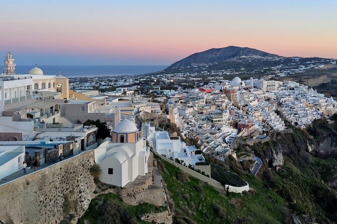 Santorini Shore Excursion: Private Sightseeing Tour - Santo Wines as an optional final pause