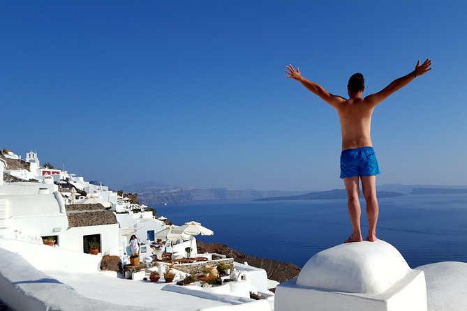 Santorini Sightseeing Private & Custom Made Tour - Perissa: one hour beside black volcanic sand