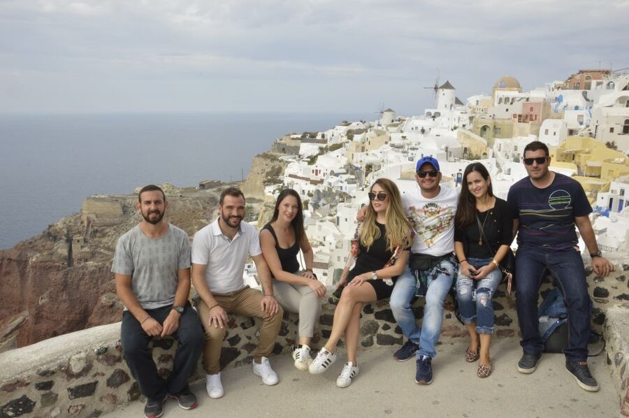 Santorini: Small-Group Highlights Tour of Venetian Castles - Wine tasting gives the afternoon a local flavor