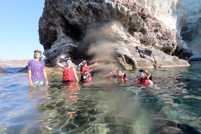 Santorini Stand-Up Paddle and Snorkel Adventure - Breakfast, water, and GoPro footage