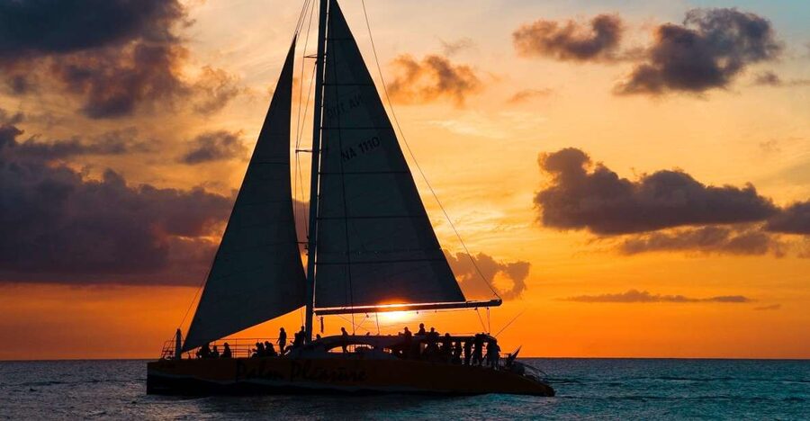 Santorini: Sunset Caldera Cruise with BBQ Meal and Drinks - Akrotiri and Santorini’s southern coast