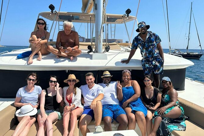 Santorini Sunset Sailing Cruise: Dinner, BBQ, Open Bar, Transfers - The hot springs stop near Santorini’s volcano