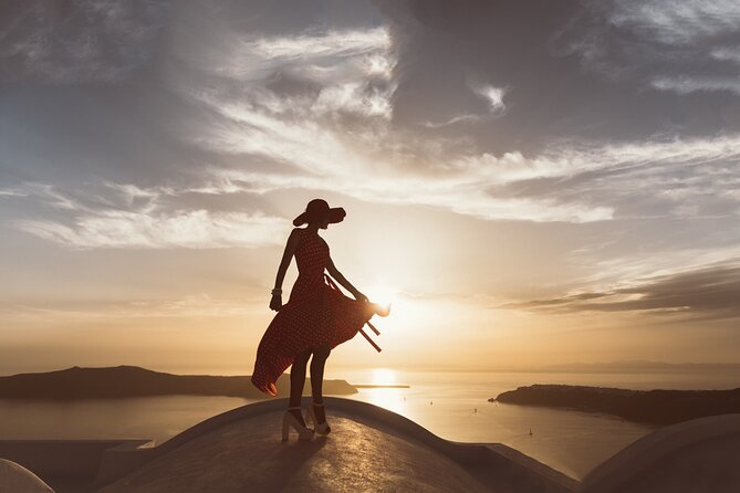 Santorini Sunset Walking Tour inc. tastings and 5 drinks - Craft beer, seasonal tapas, and volcanic stories