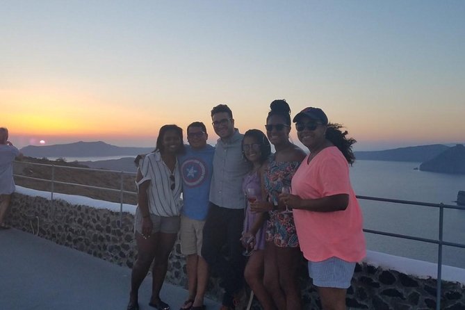 Santorini Sunset Wine Tour with Santo Winery Views - The first stop: Estate Argyros or another local winery