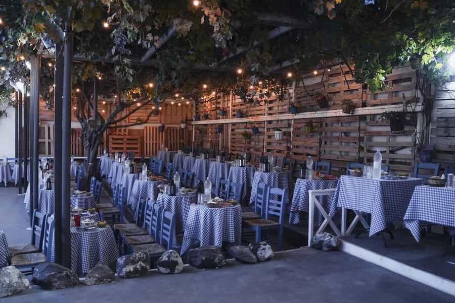 Santorini: The Greek Wedding Show Entry Tickets - The patio party and live Greek music