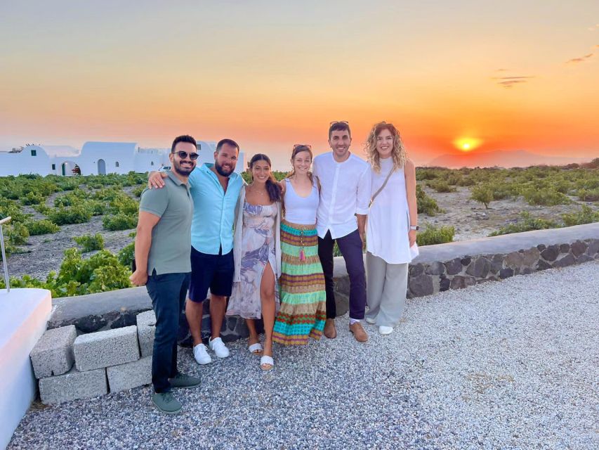Santorini: Tour of Wineries with Wine Tasting & Food - First winery: vineyards, cellar work, and local snacks