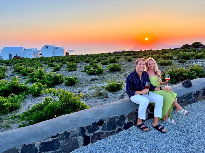Santorini: Tour of Wineries with Wine Tasting & Food - The main winery stop: a five-course meal with pairings