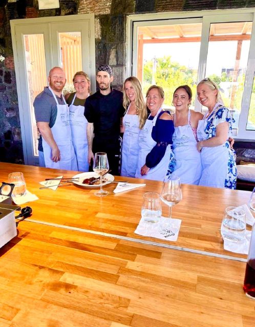 Santorini: Vineyard and Winery Tour with Cooking Class - Eating the food you prepared